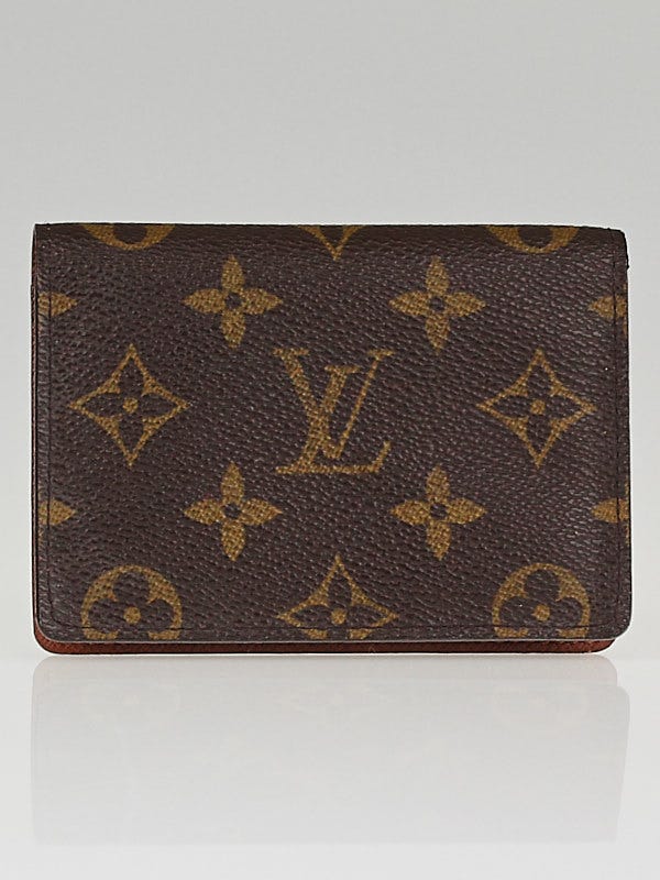 Louis Vuitton Monogram Canvas ID Card Holder Wallet