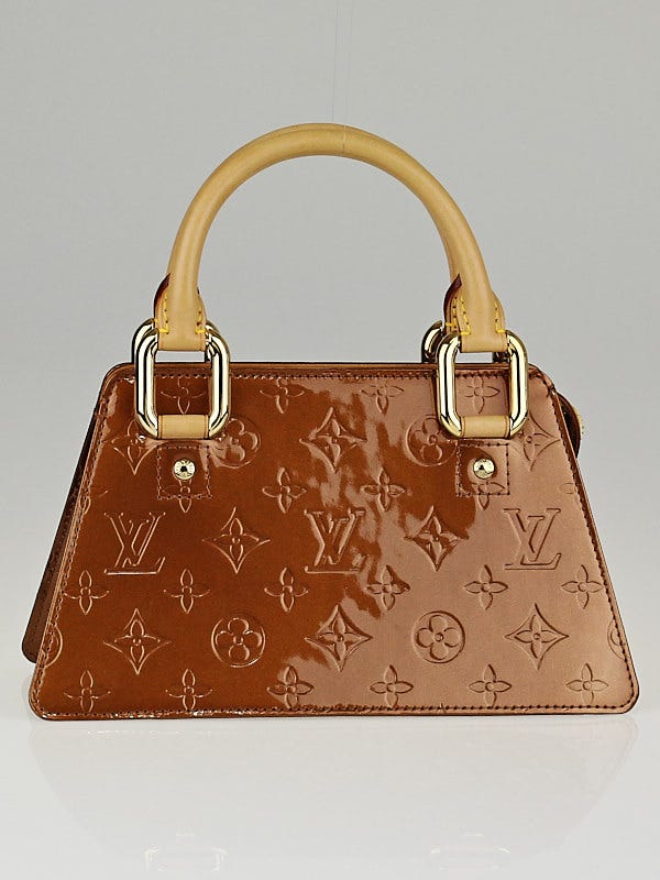 Louis Vuitton Bronze Monogram Vernis Forsyth PM Bag - Yoogi's Closet