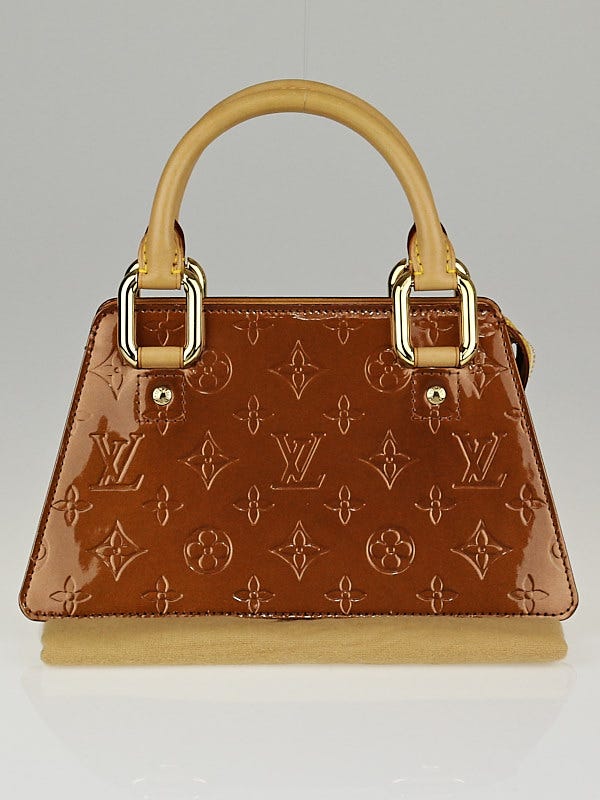 Louis Vuitton Bronze Monogram Vernis Forsyth PM Bag - Yoogi's Closet