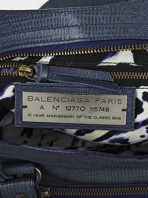 Balenciaga Limited Edition Neiman Marcus Anniversary Bleu Fluo