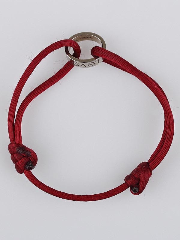 Red cord hot sale bracelet cartier