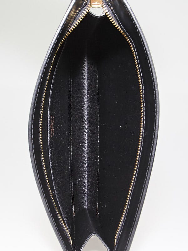 Used Louis Vuitton Pochette Homme Epi Blk/Leather/Blk Bag