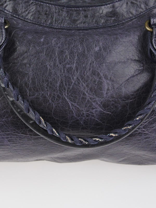 Balenciaga Ink Chevre Leather Motorcycle City Bag | Yoogi's