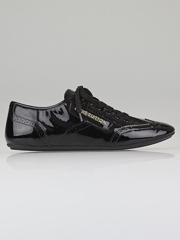 Louis Vuitton Black Leather Athletic Shoes for Women for sale
