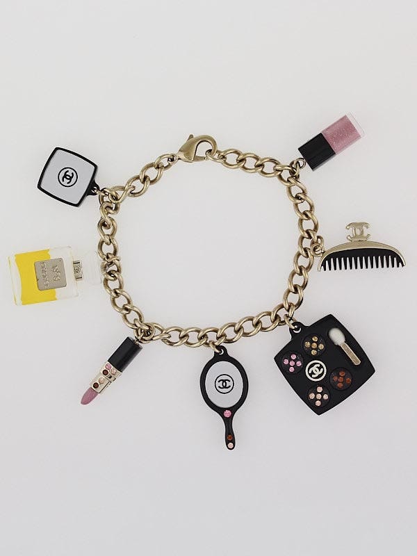 Chanel Resin Beauty Icons Charm Bracelet