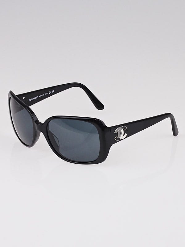 Chanel Black Frame Square Frame CC Sunglasses-5101 - Yoogi's Closet