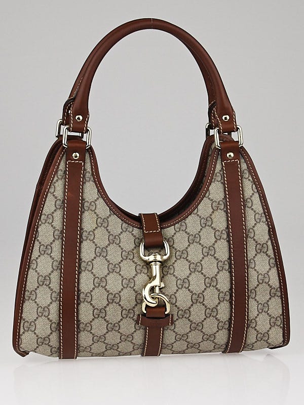 Gucci Beige/Brown GG Coated Canvas Joy Small Shoulder Bag