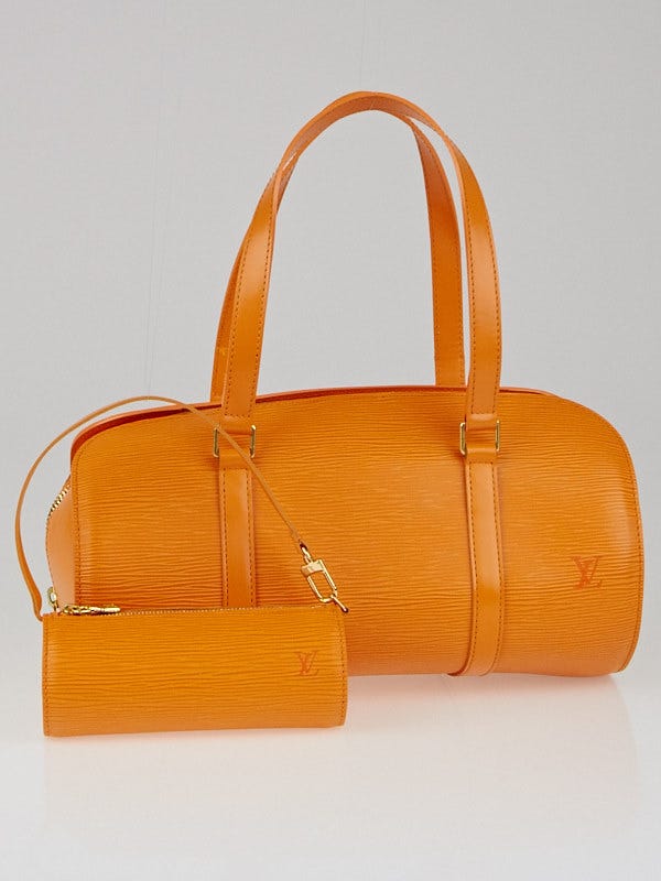 Louis Vuitton, Bags, Louis Vuitton Soufflot Shoulder Tube Handbag Epi  Mandarin Orange