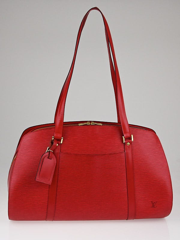 Louis Vuitton Red Epi Leather Bucket Bag - Yoogi's Closet