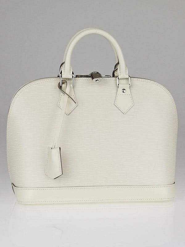 Louis Vuitton Ivory Epi Leather Alma PM Bag