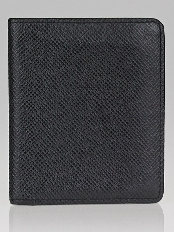 Louis Vuitton Black Taiga Leather Magellan Wallet - Yoogi's Closet
