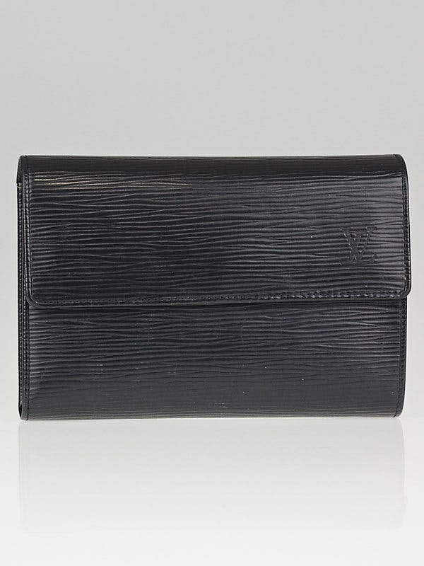 Louis Vuitton Black Epi Leather Porte-Tresor Etui Papiers Wallet