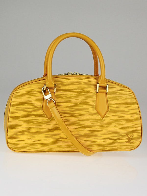 Leather backpack Louis Vuitton Yellow in Leather - 36314649