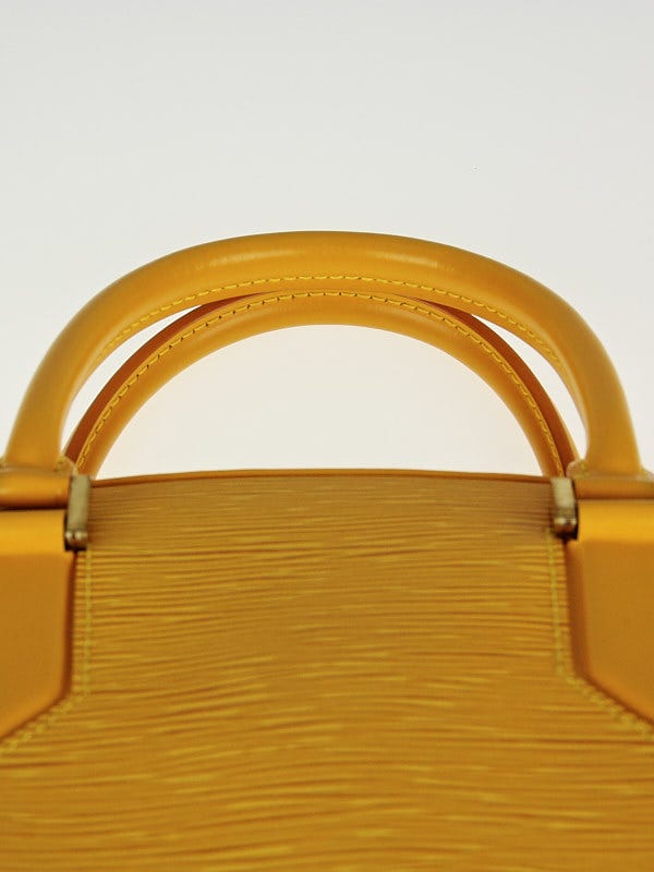 Leather crossbody bag Louis Vuitton Yellow in Leather - 29842483