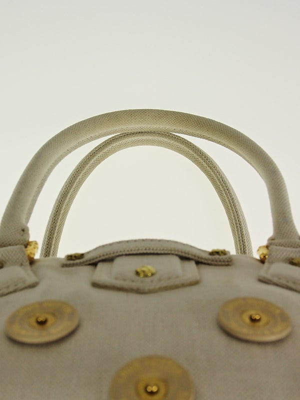 Louis Vuitton Limited Edition Beige Canvas Polka Dots Panema Tinkerbell Bag  - Yoogi's Closet