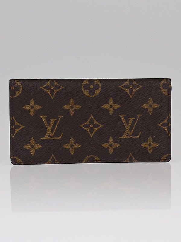 Louis Vuitton Vintage Monogram Pattern Checkbook Holder