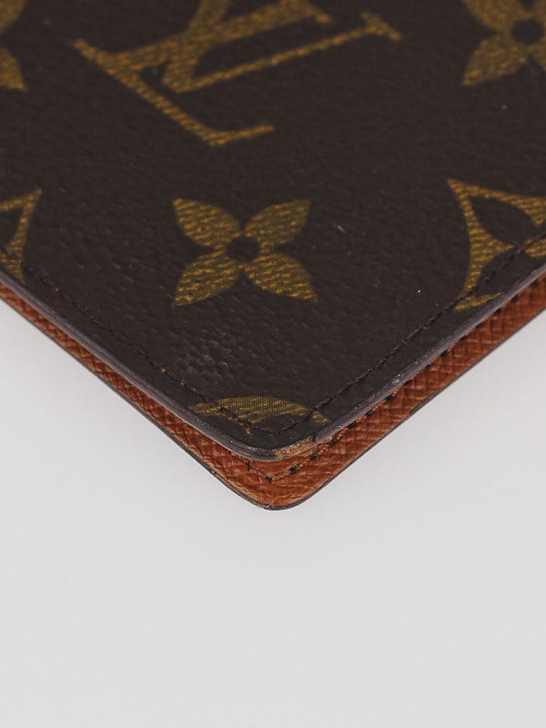 Authentic Louis Vuitton Monogram Checkbook Holder Cover Agenda 