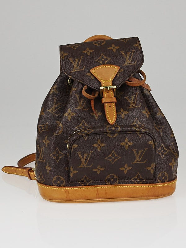 Louis Vuitton, Bags, Authentic Lv Louis Vuitton Montsouris Small Backpack  In Monogram Pm Size