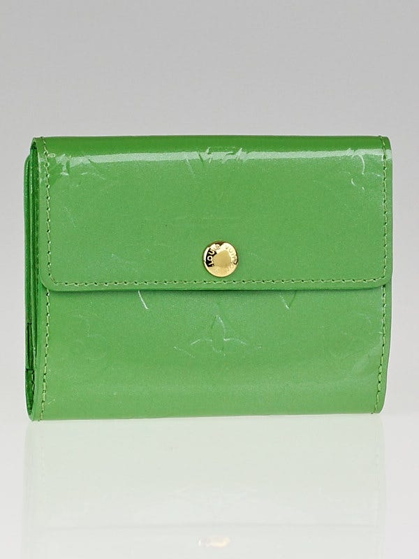 Louis Vuitton Vert Tonic Monogram Vernis Ludlow Wallet