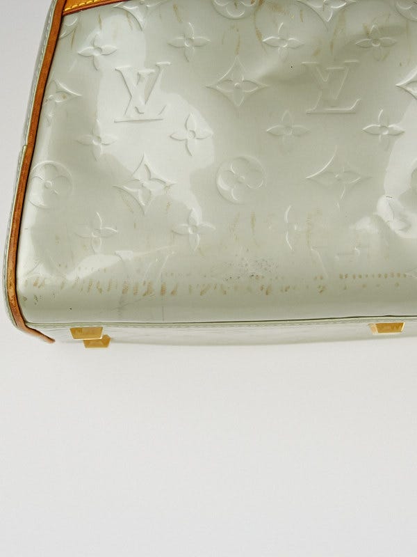 Louis Vuitton Silver Monogram Vernis Tompkins Square Bag - Yoogi's Closet