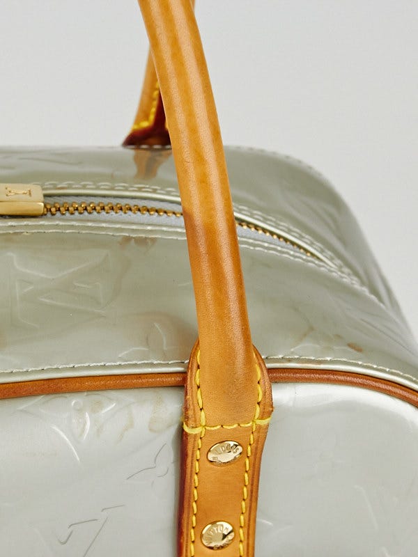 Louis Vuitton Silver Monogram Vernis Tompkins Square Bag - Yoogi's Closet