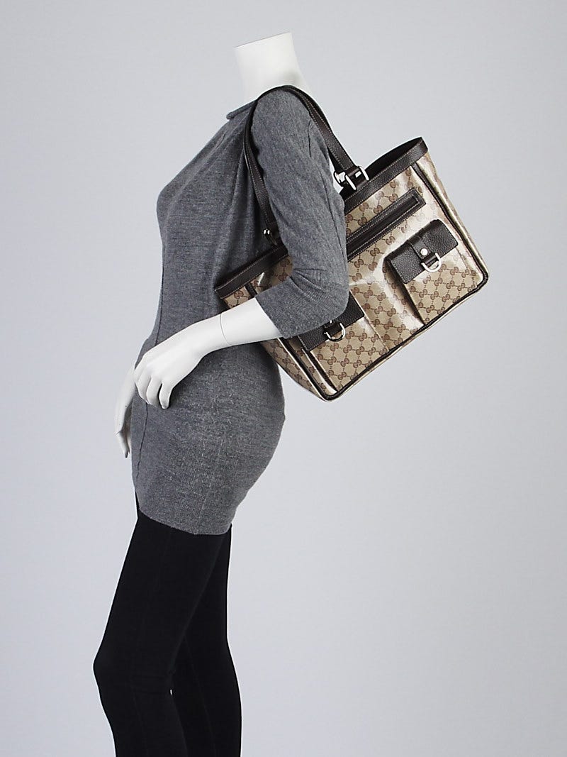 Abbey cloth handbag Gucci Beige in Cloth - 24632866