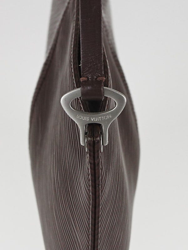 Louis Vuitton brown Mocha epi leather Demi Lune Pochette Mini Hand