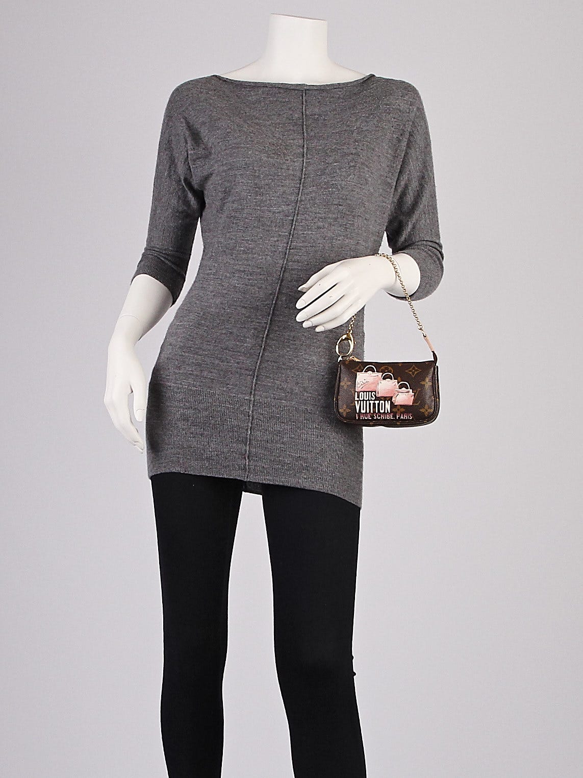 Louis Vuitton Limited Edition Monogram Canvas '1 Rue Scribe, Paris' Mini  Accessories Pochette Bag - Yoogi's Closet