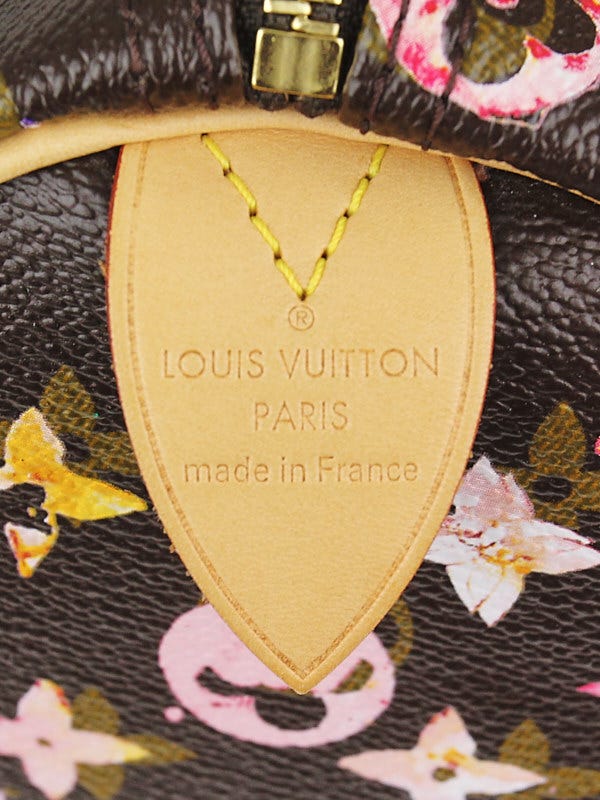 Louis Vuitton Richard Prince Monogram Watercolor Aquarelle Speedy 35 Bag -  Yoogi's Closet