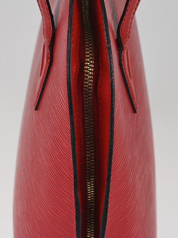 Louis Vuitton Vintage Louis Vuitton Lussac Red Epi Leather Shoulder