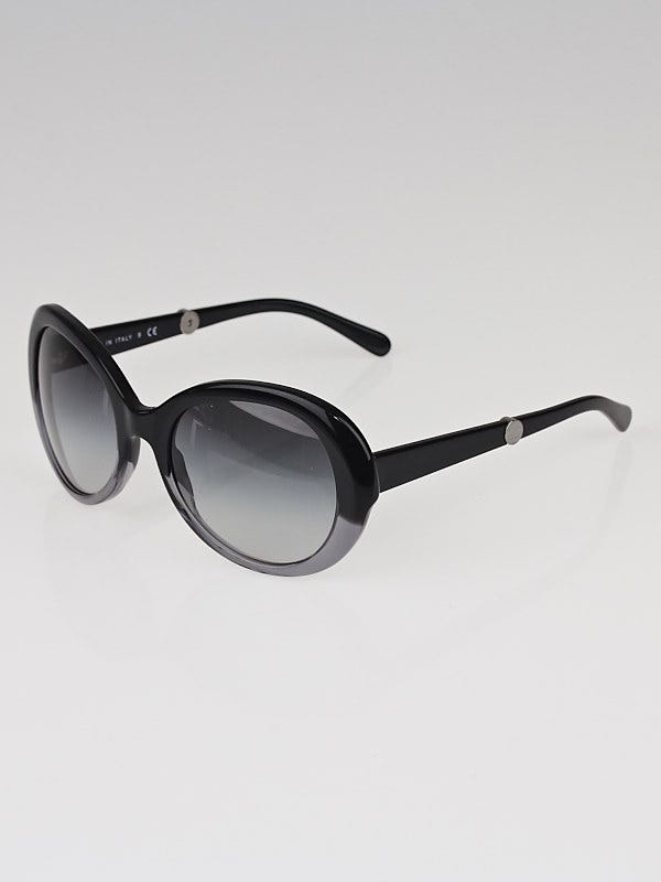 Chanel Black/Grey Oversized Frame Gradient Tint CC Sunglasses-5156