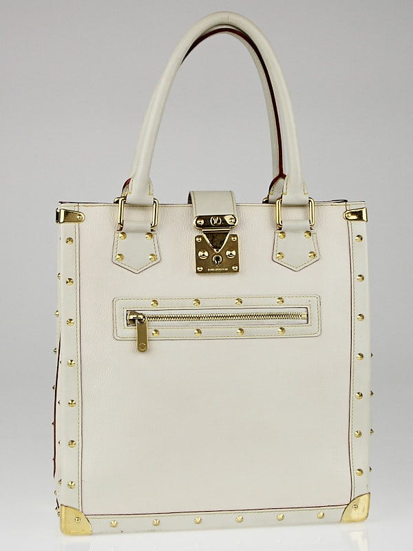 Louis Vuitton White Suhali Leather L'Imprevisible Tote Bag