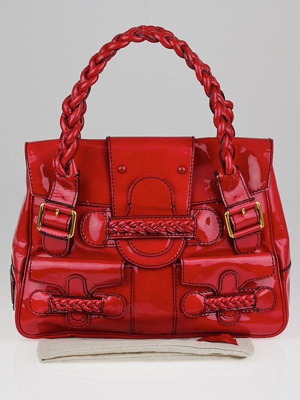 Patent leather tote Valentino Garavani Red in Patent leather - 8819012