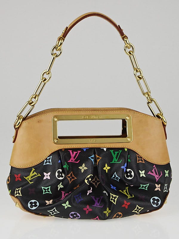 Louis Vuitton Black Monogram Multicolore Judy PM Bag
