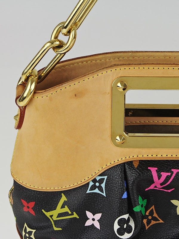 LOUIS VUITTON MONOGRAM Multicolor Black Judy PM Shoulder Bag Handbag #4  Rise-on