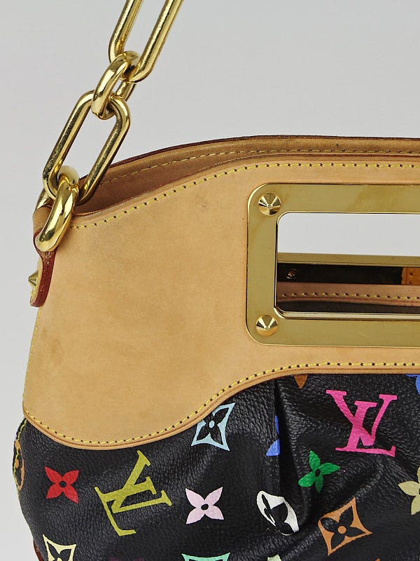 LOUIS VUITTON Monogram Multicolor Judy PM Black 85837