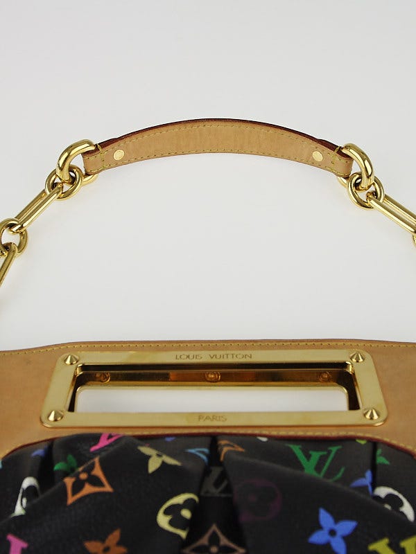LOUIS VUITTON MONOGRAM Multicolor Black Judy PM Shoulder Bag Handbag #4  Rise-on