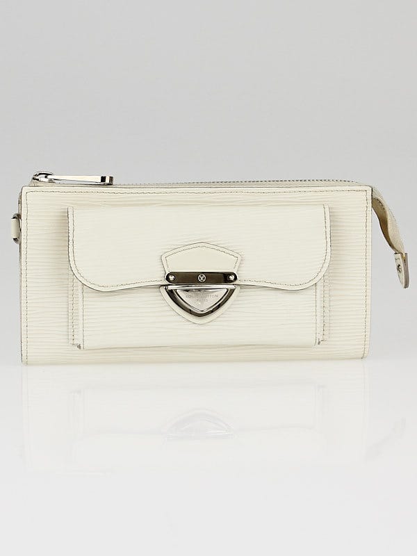 Louis Vuitton White Epi Leather Astrid Wallet