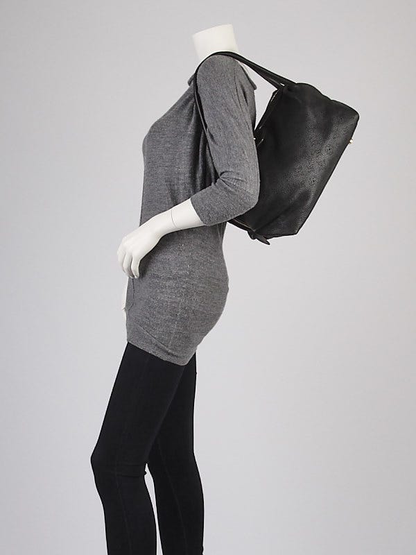 Louis Vuitton Galatea PM Mahina Shoulder Bag Noir Ladies in 2023