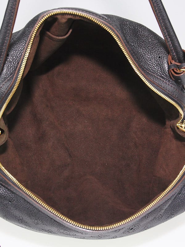 Louis Vuitton Galatea Handbag Mahina Leather mm Neutral