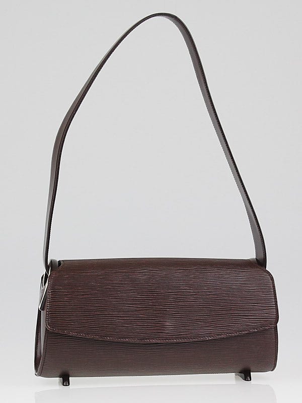 Louis Vuitton Moka Epi Leather Nocturne PM Bag