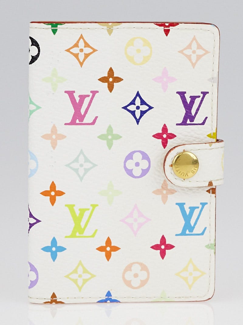 Louis Vuitton White Monogram Multicolore Carnet de Bal Mini