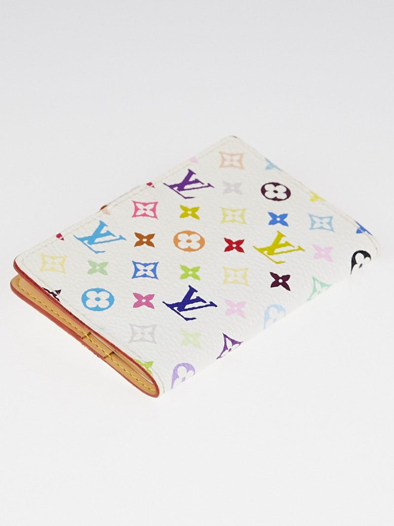 Louis Vuitton White Monogram Multicolore Carnet de Bal Mini Address Book -  Yoogi's Closet