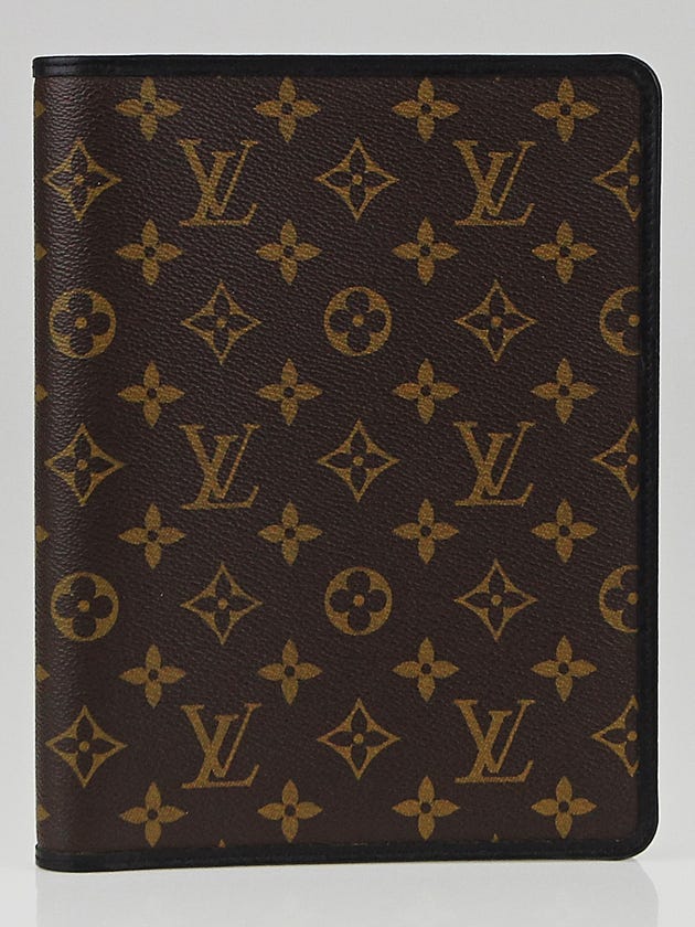 Louis Vuitton Monogram Macassar Canvas Desk Agenda Cover