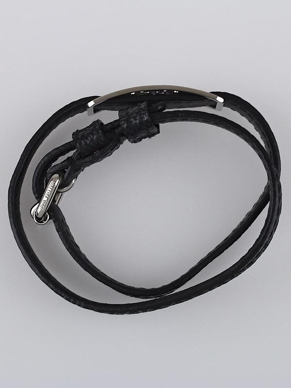 Louis Vuitton DAMIER GRAPHITE Sign It Bracelet (M6623E, M6616E)