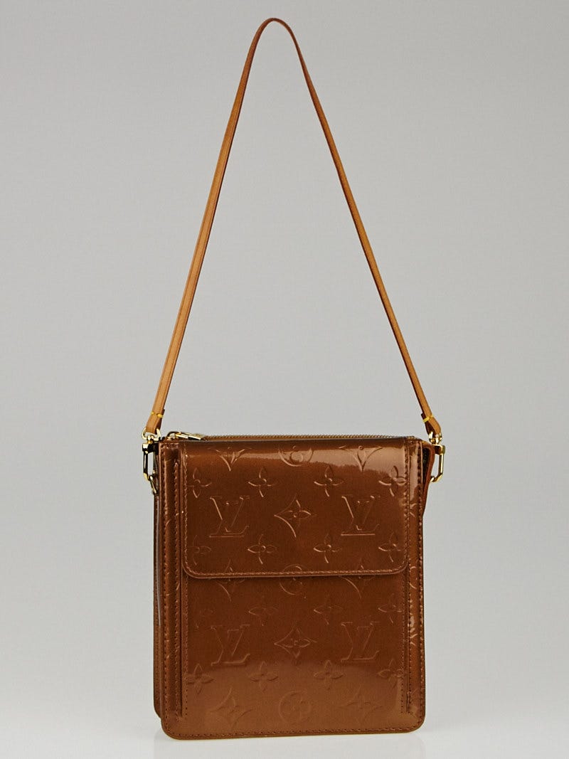Louis Vuitton Bronze Monogram Vernis Mott Bag - Yoogi's Closet