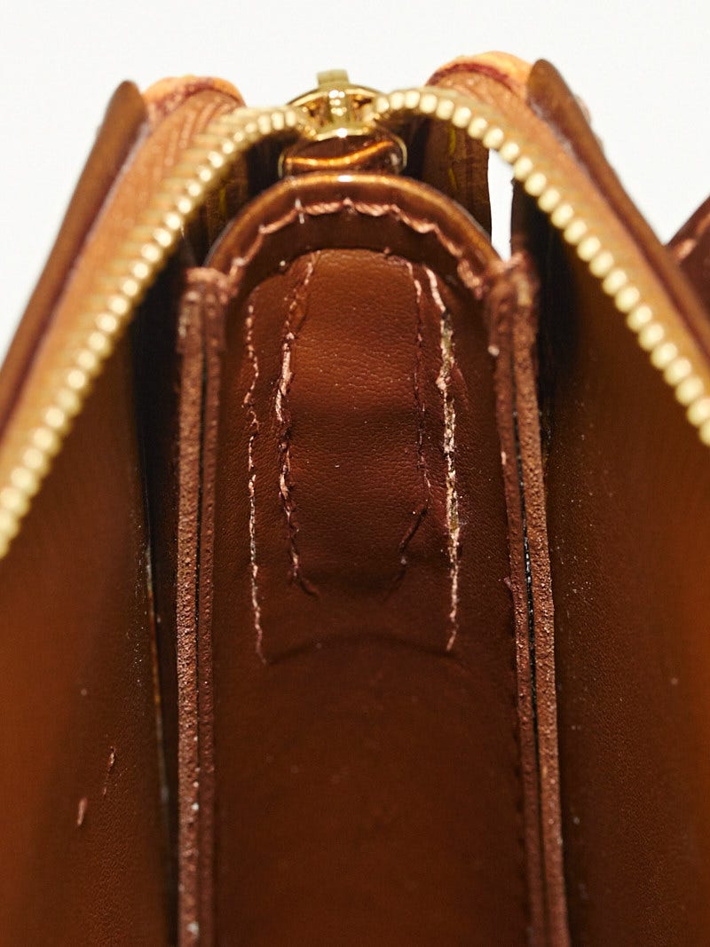 Louis Vuitton Bronze Monogram Vernis Mott Bag - Yoogi's Closet