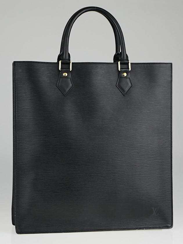 Louis Vuitton Black Epi Leather Sac Plat GM Bag