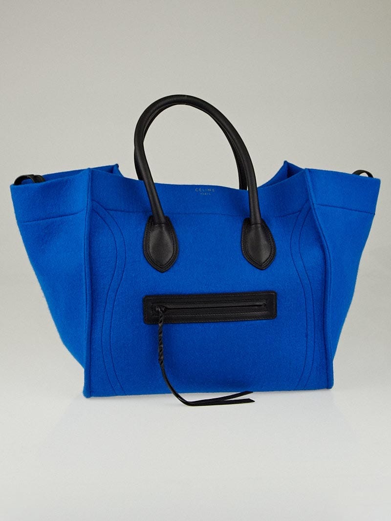 Celine Luggage Phantom Tote Blue – EKOLUV