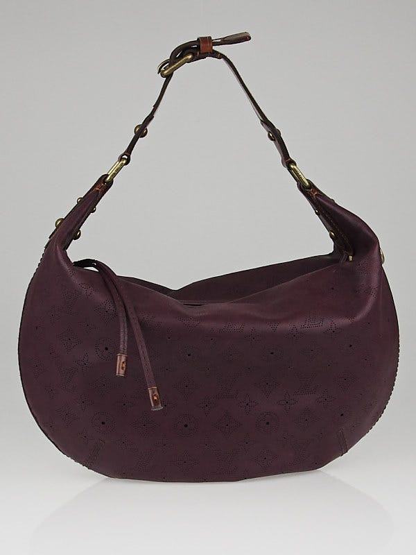 Louis Vuitton Aubergine Mahina Leather Onatah GM Bag